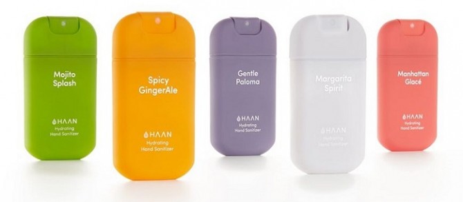 Dezynfekujący spray do rąk Haan Pocket - Margarita Spirit